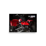 Red Yamaha YFZ350 Banshee Photo Paper Poster