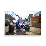 MAK Custom #1 Yamaha YFZ350 Banshee Photo paper poster