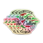 The Culture Holographic Sticker